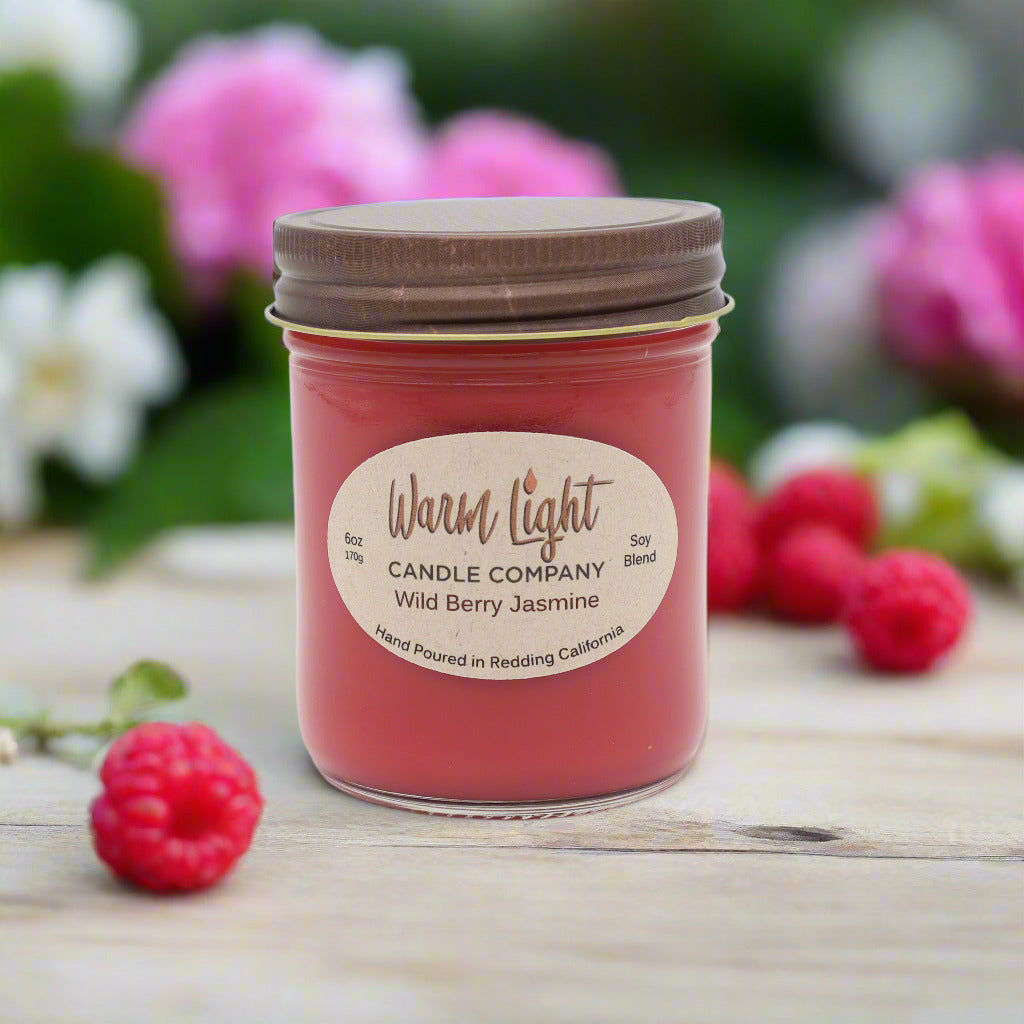 Wild Berry Jasmine-8oz. Jar Candle