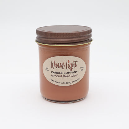 Almond Bear Claw-Jar Candle