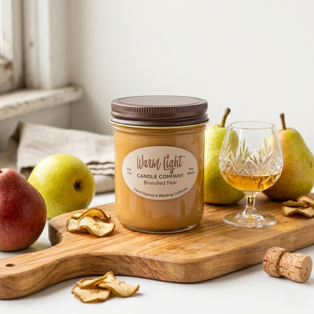 Brandied Pear-Jar Candle