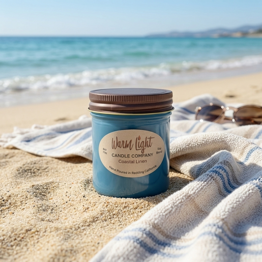 Coastal Linen-Jar Candle