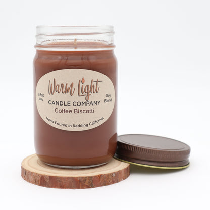 Coffee Biscotti-Jar Candle
