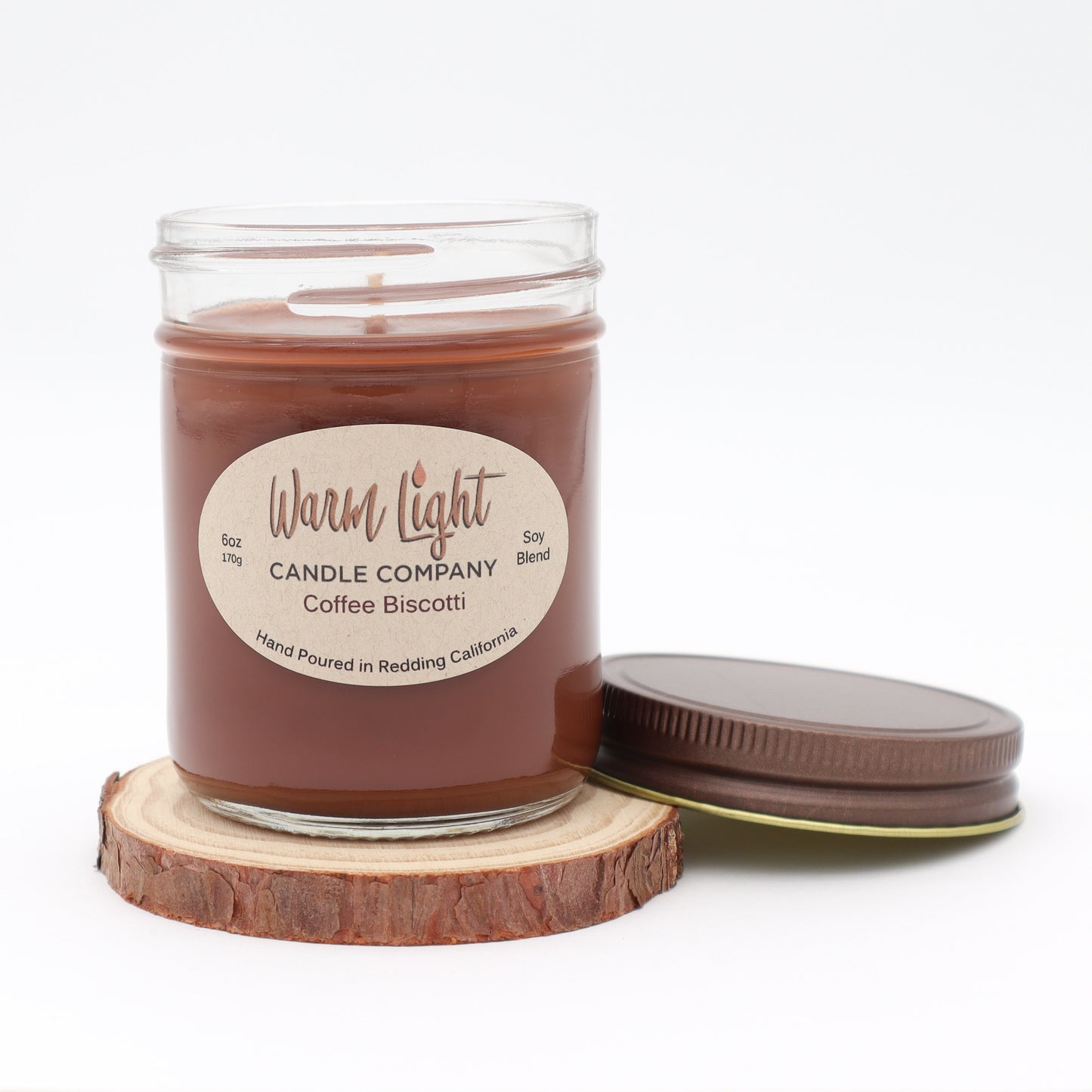 Coffee Biscotti-Jar Candle