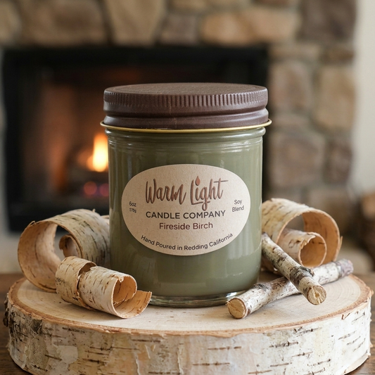 Fireside Birch-Jar Candle