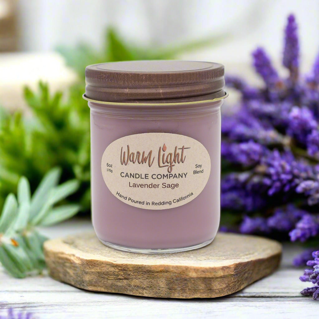 Lavender Sage-8oz. Jar Candle