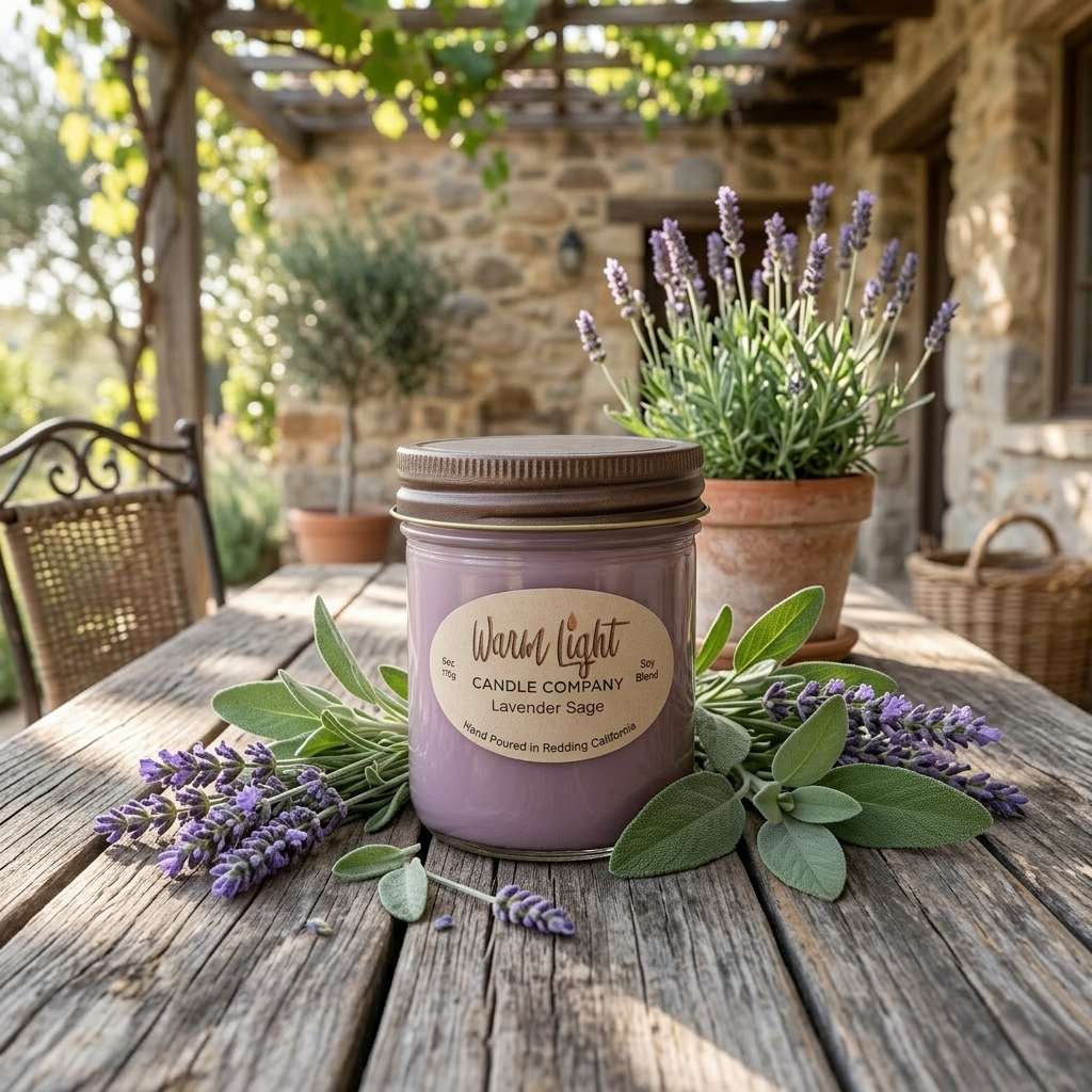 Lavender Sage-Jar Candle