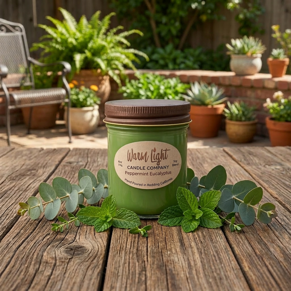 Peppermint Eucalyptus-Jar Candle