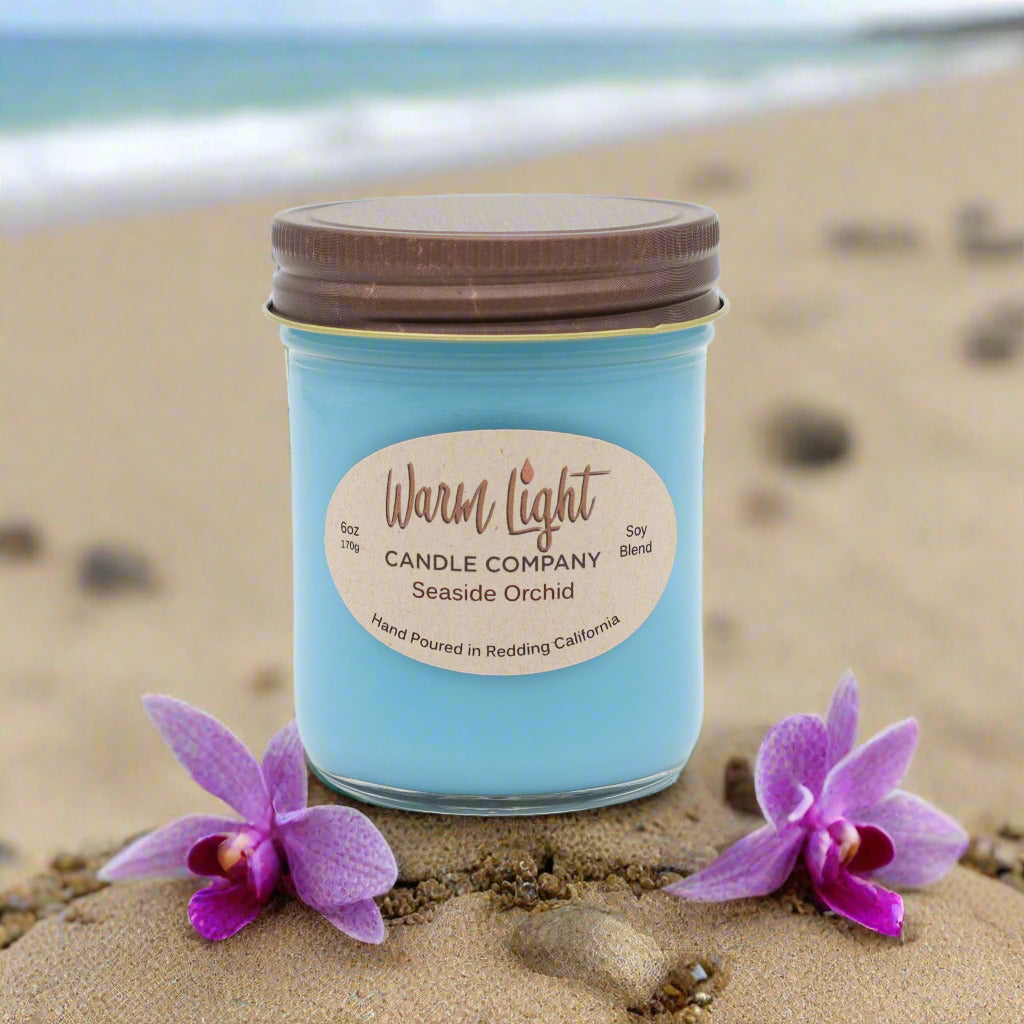 Seaside Orchid-8oz. Jar Candle