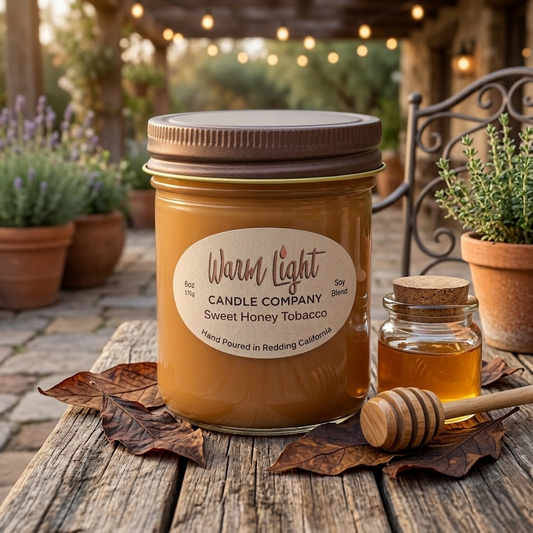 Sweet Honey Tobacco-Jar Candle