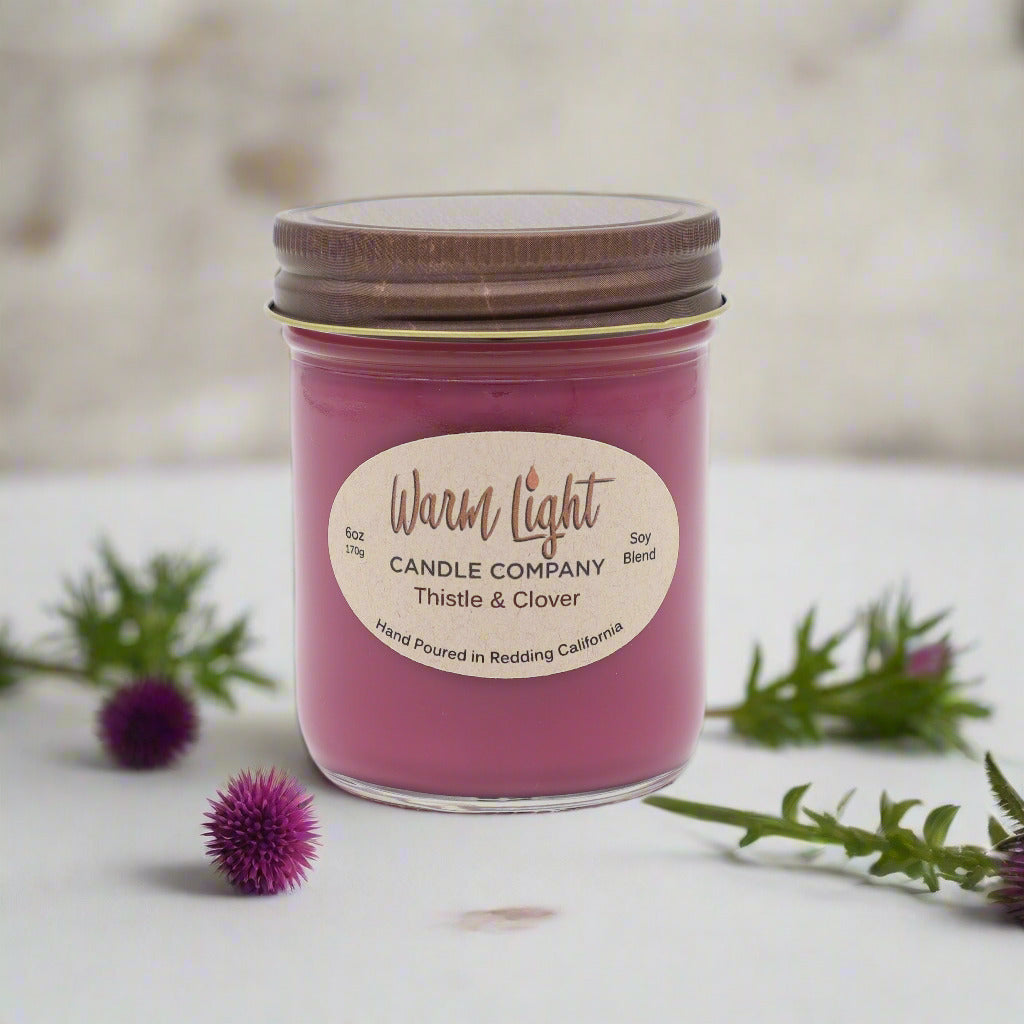 Thistle & Clover-8oz. Jar Candle
