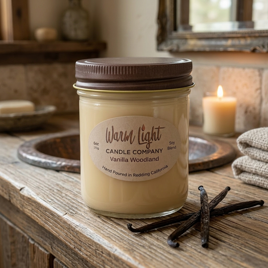 Vanilla Woodland-Jar Candle